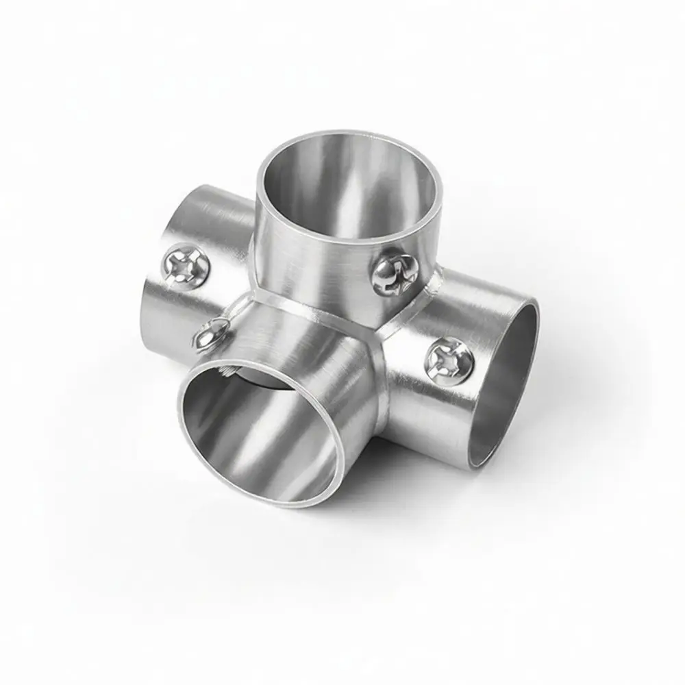 Sturdy Metal Pipe Joint Fitting Steel Corner Fastener For Modular Shelf Rack Construction Professional Hardware Access