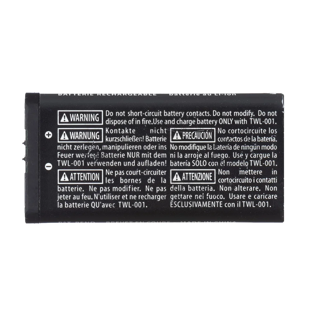 Ostent อะไหล่ชุดแบตเตอรี่แบบชาร์จไฟได้840mAh 3.6V สำหรับ Nintendo NDSi Lithium-แบตเตอรี่โทรศัพท์