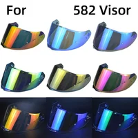 Accesorios para motocicleta, visera para casco para 582, piezas de accesorios para motocicleta, lentes galvanizadas de vidrio