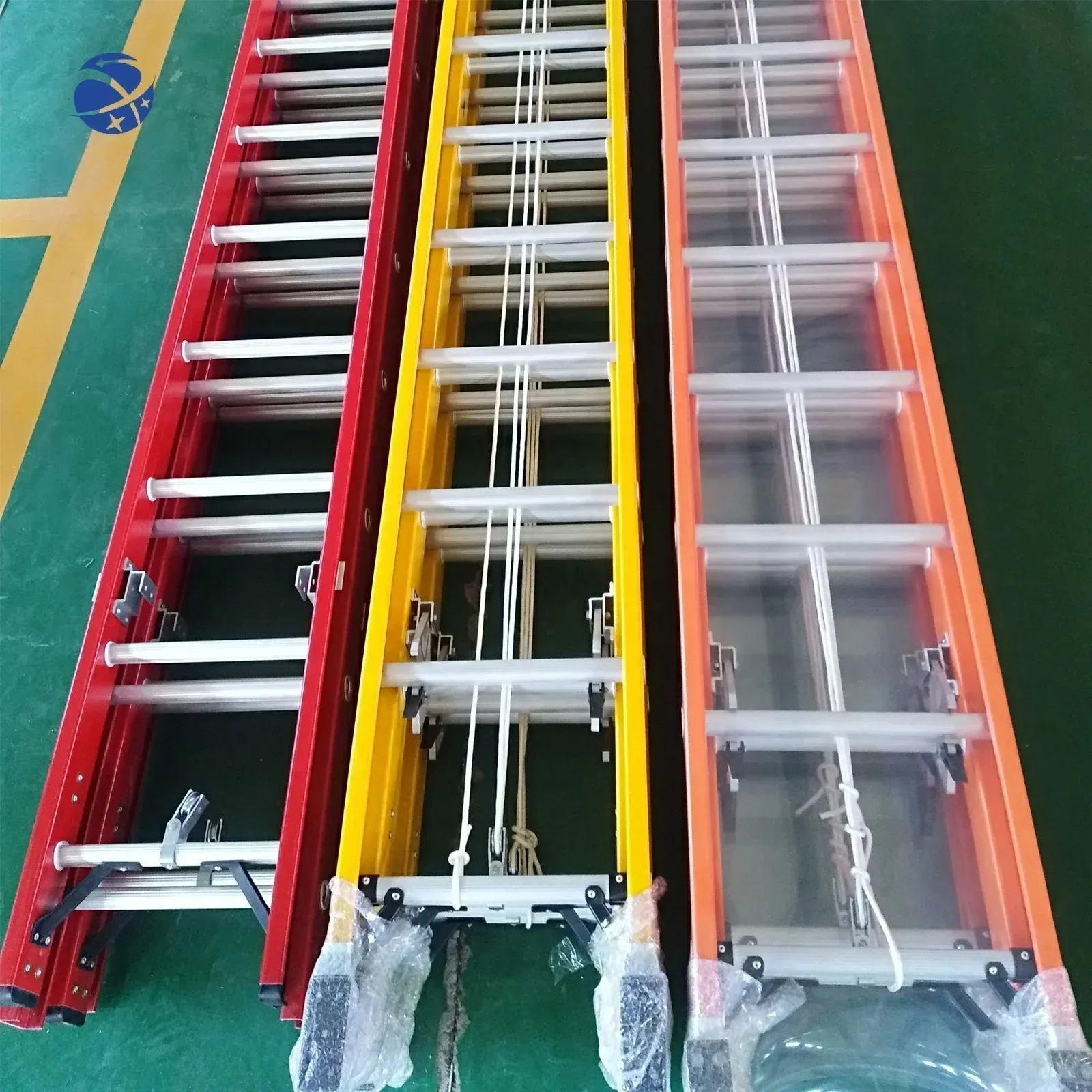 yyhcEN131 Escalera de fibra de vidrio para escape de incendios, escalera telescópica plegable de aluminio combinado, fabricantes de escaleras extensibles.
