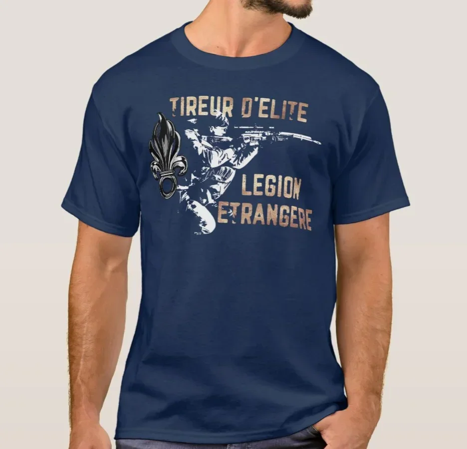 French Foreign Legion Sniper - Support Former Legionnaire T-Shirt. Summer Cotton Short Sleeve O-Neck Mens T Shirt New S-3XL