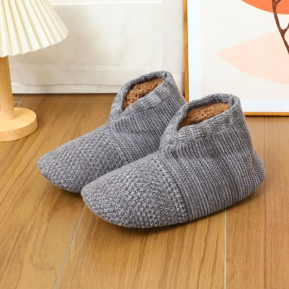 Anti-slip Ankle Tube Winter Floor Socks Non-slip Coral Fleece Thicken Plush Socks Hosiery Soft Knitted Sleeping Socks Men