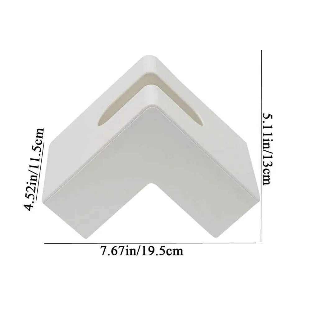 Ins Household Plastic Paper Storage Box Desktop Creative Tissue Container Rack Napkin Dispenser Holder Toilet Bathroom Decor