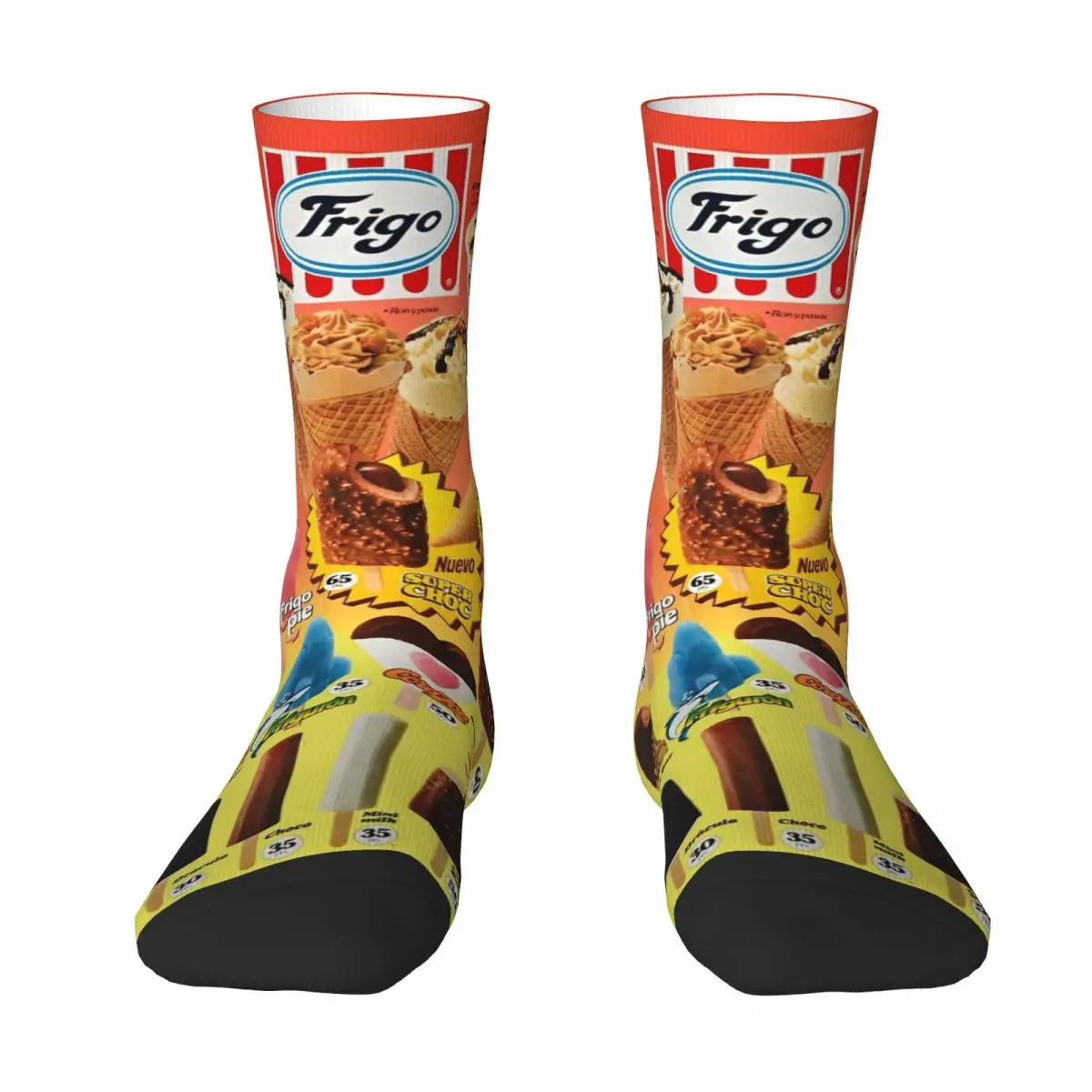 Sweet Ice Cream Stockings British Custom Funny Socks Autumn Non Slip Socks Adults Men Climbing Soft Socks