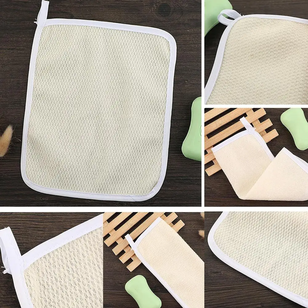 Exfoliating Face Wash Beauty Towel Exfoliating Bath Cloth Soft Back Exfoliating Skin Bath Scrub Silk Bath Face Wash Gloves