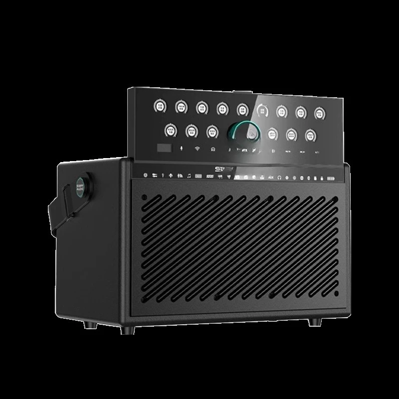 

S100 speakers, guitar, electric blow pipe, special live broadcast, wireless internal recording, outdoor performance,