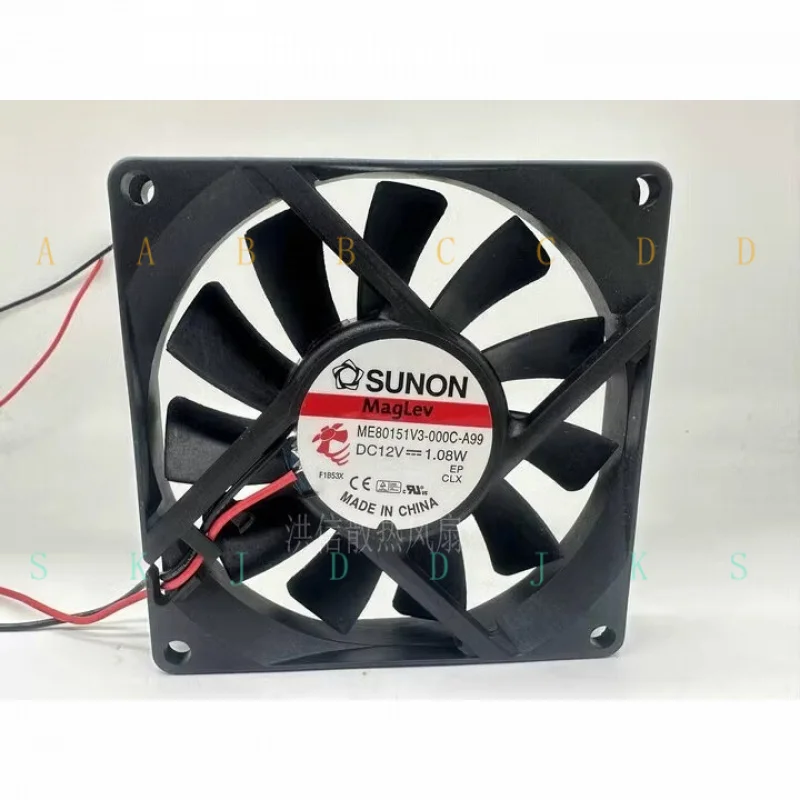 

M for 1PCS SUNON 8015 ME80151V3-000C-A99 12V 1.08W Silent Cooling Fan