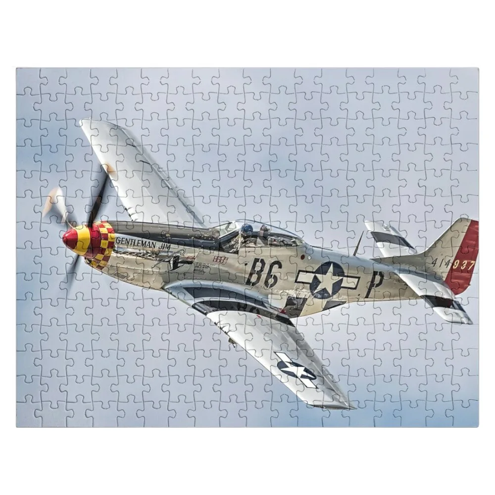 North American P-51 Mustang Jigsaw Puzzle Personalized Gift Married Custom Child Gift