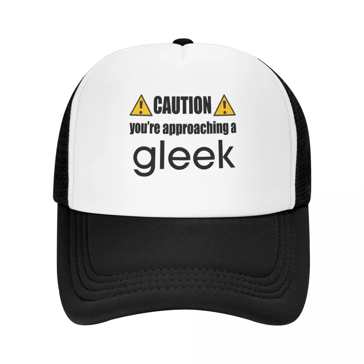 

Caution you're approaching a Gleek Baseball Cap Gentleman Hat tea Hat luxury caps Sun Cap Hats For Women Men's