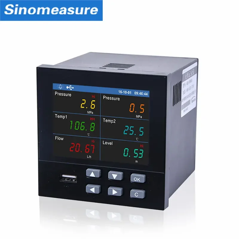 Fashion Temperature Pressure Paperless Recorder Temperature Data Recorder Paperless Recorder Manufacture