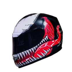 Creative Modified Red Mouth Helmet Stickers Motorcycle Motor Vinyl Film Wrap Graphics Overlay Decal Decoration Accessories