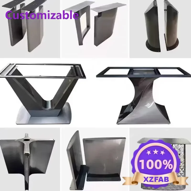 Factory Direct 2026 Indoor furniture table legs bracket marble light luxury base support frame rock slab round table rectangular