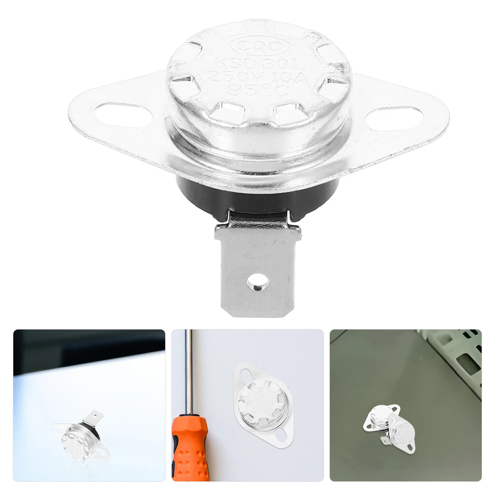 

2pcs Water Dispenser Thermostat Switch Dry Burn Protection Electric Thermostat For Heater Safe