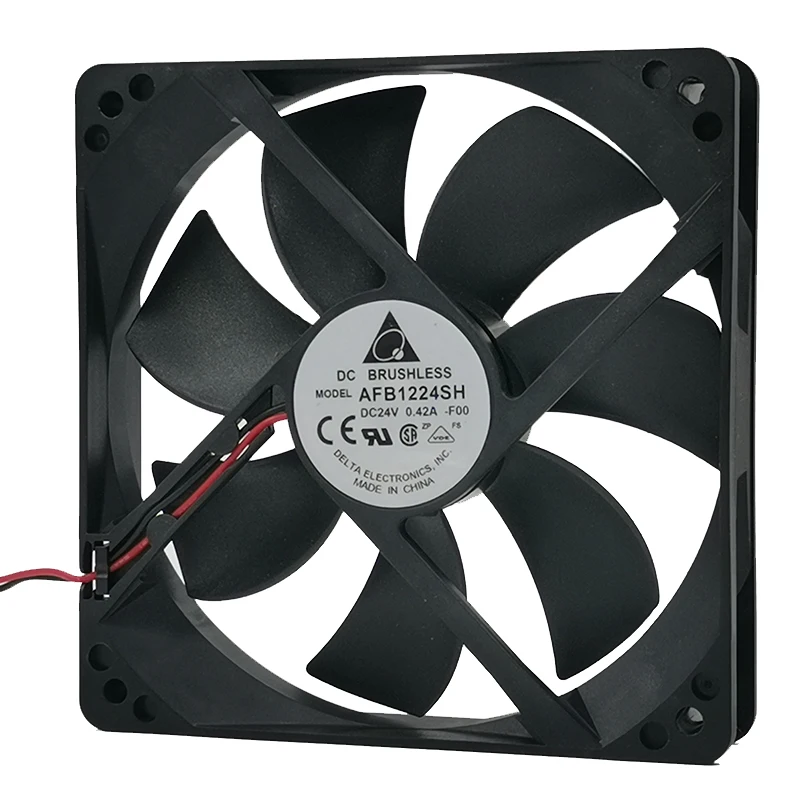 New delta AFB1224SH 24V 0.42a 12025 12cm inverter large air volume cooling fan