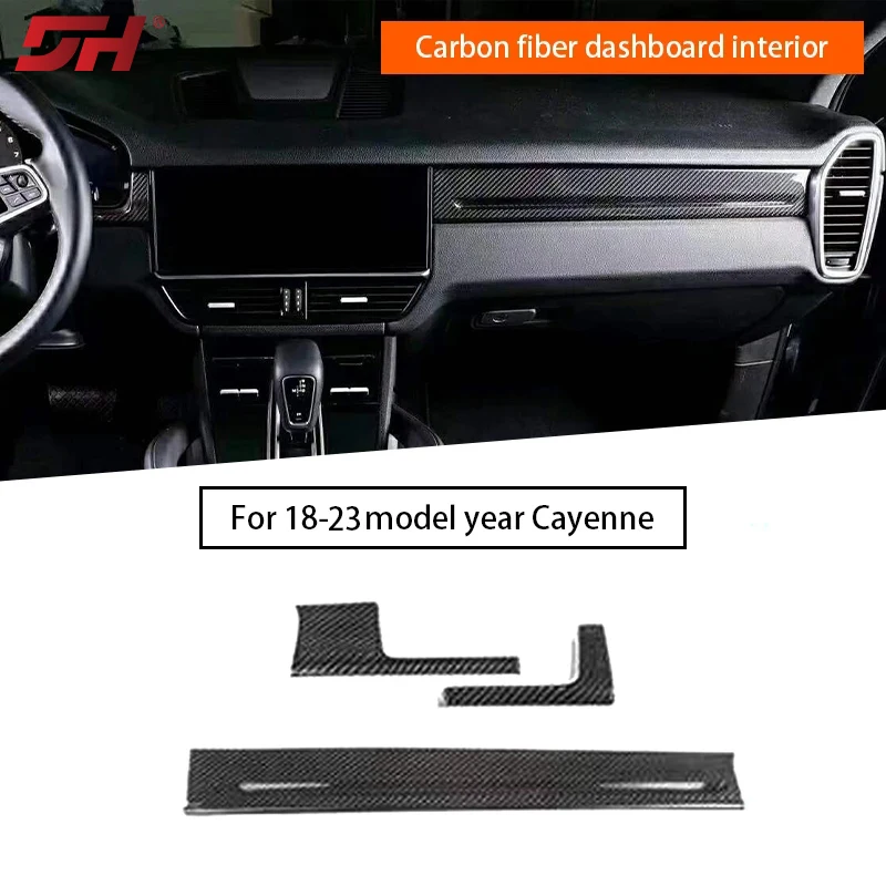 

Carbon Fiber Dashboard Interior For Porsche Cayenne 9Y0.1 2018-2023