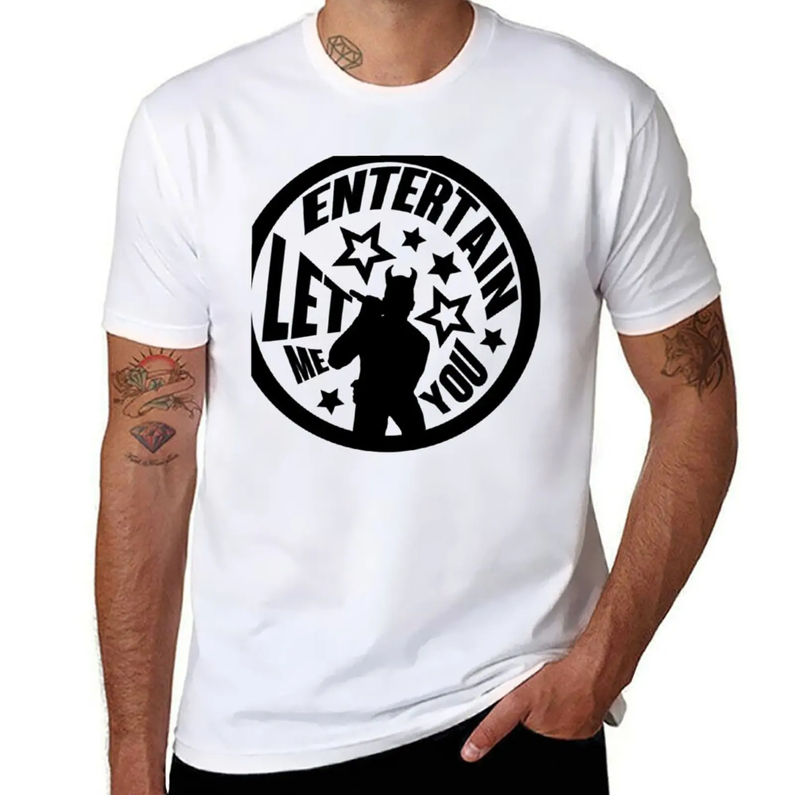 

Robbie Williams - Let me entertain you T-Shirt man t shirt designer man t shirt cotton T-Shirt