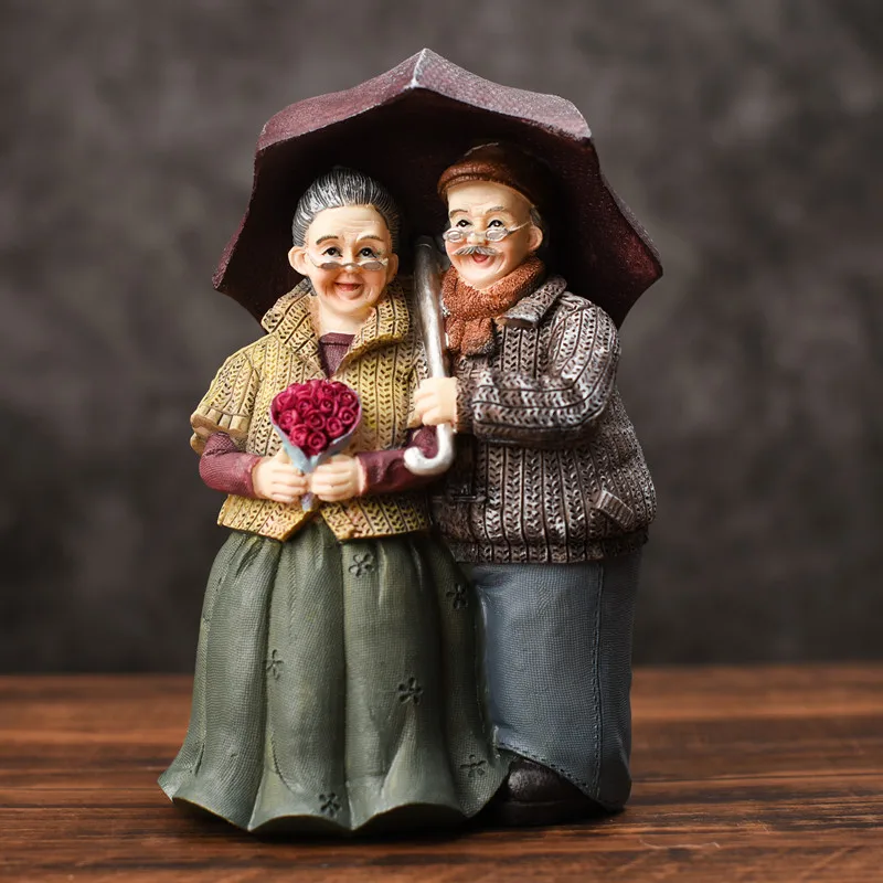 Gifts For Grandparents Elderly Home Decor Room Decoration Best Wishes Ornaments Sweet Wedding Souvenirs Old Couple Love Forever