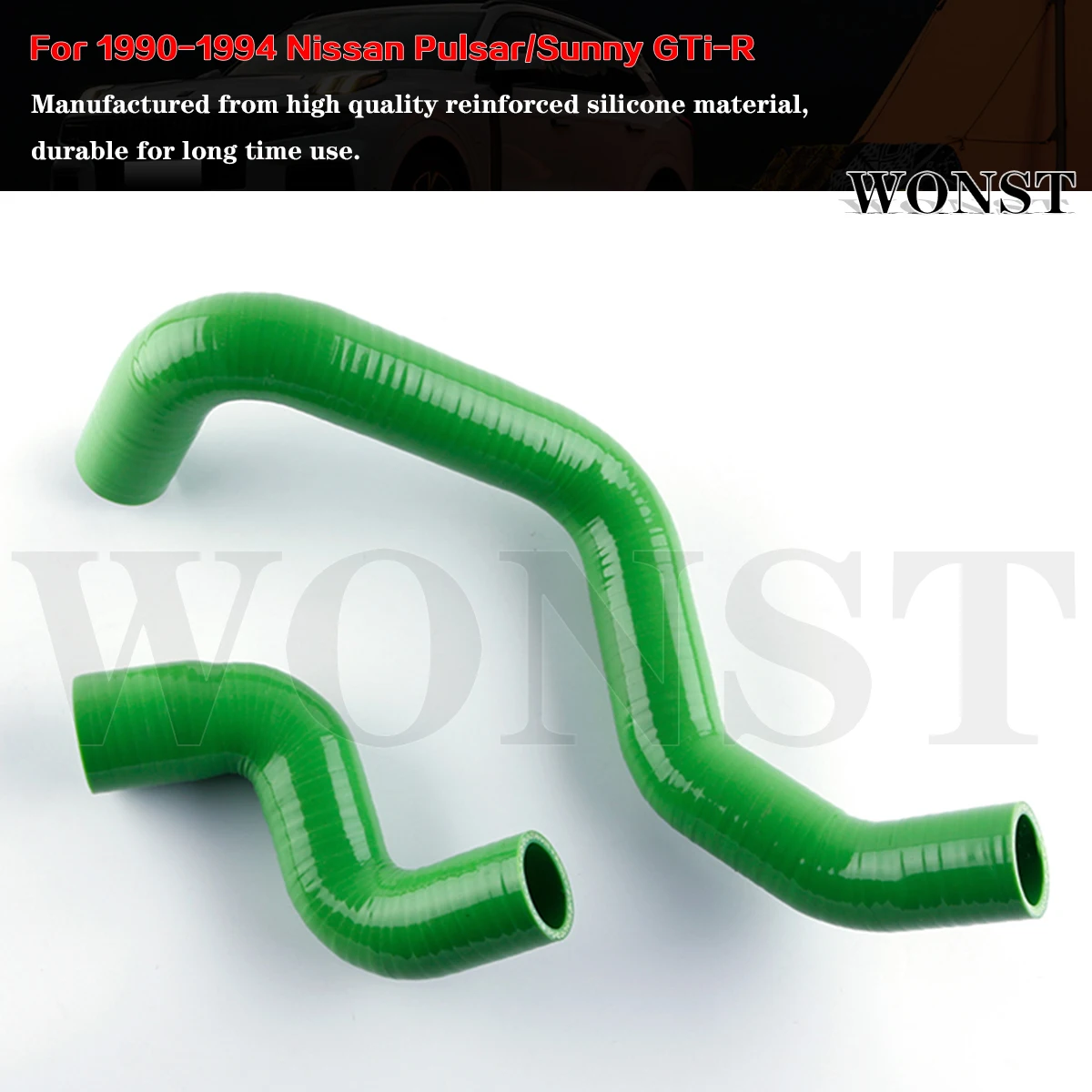 

Silicone Radiator Hose Kit For 1990-1994 Nissan Pulsar Sunny GTi-R RNN14 SR20DET 2.0L