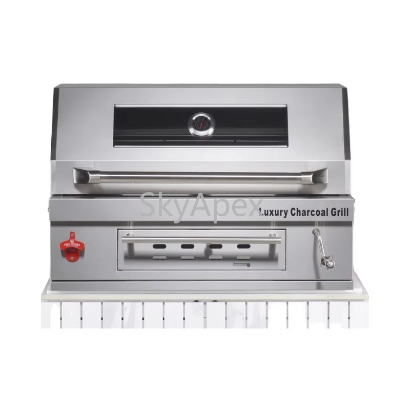

New Arrival BBO Professional Luxurious Premium Stainless Steel Built-In BBQ Charcoal Grill Modern Outdoor Party Model Sink