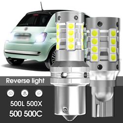 Canbus LED Reverse Light Backup Lamp 2pcs Accessories For Fiat 500 500C 500L 500X 2007-2018 2008 2009 2011 2012 2013 2014 2015