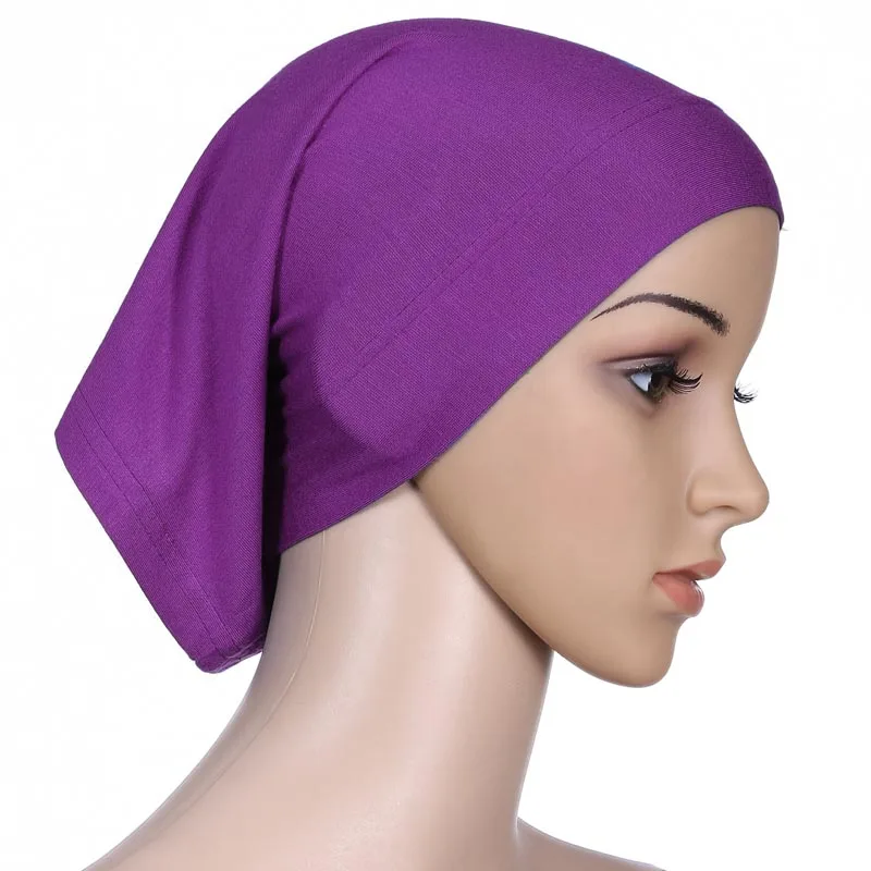 Nuove donne musulmane Testa Sciarpa Hijab Sciarpe islamiche Turbante Interno Underscarf Cap Foulard Hijab Bone Cofano Tubo Berretti Copricapi