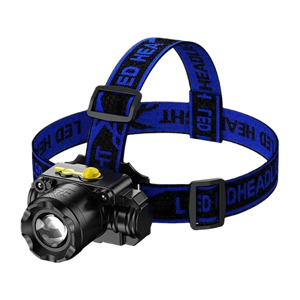 Recarregável LED Zoom Lanterna Luz, Fonte de Luz, Caça Tocha, Pesca Lâmpada, Camping Lâmpada, V4n2
