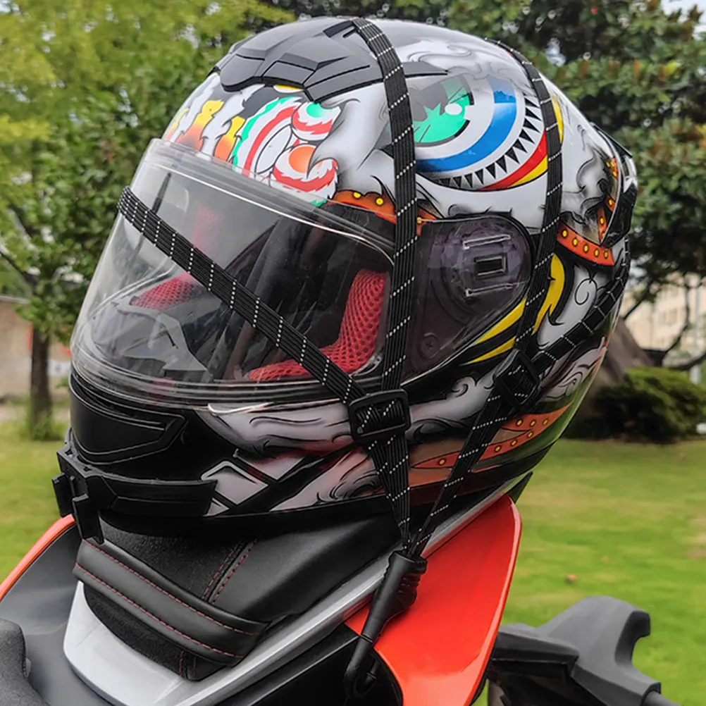 

Комплект из 4 прочных регулируемых нейлоновых ремней для крепления груза с крюками для мотоциклов, велосипедов, скутеров, багажа, для кемпинга и работ на улице/в саду