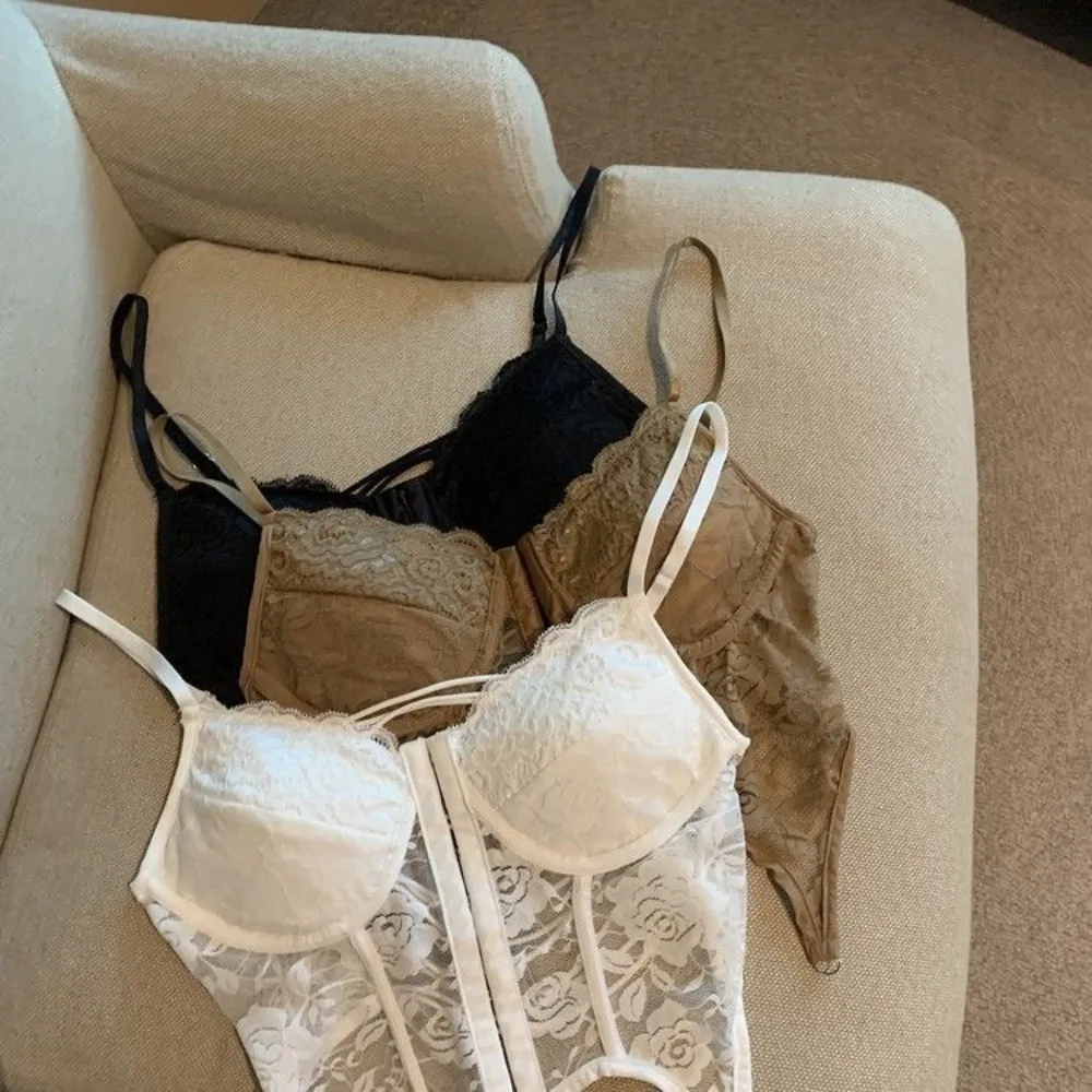 Dünne Mode rücken freie Weste sexy Spitze ärmellose Weste Vintage Korsett