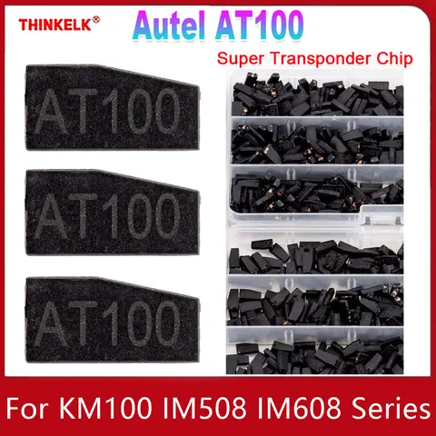 XP200 / XP400 / XP400PRO용 Autel AT100 슈퍼 트랜스폰더 칩, Autel 키 프로그래밍 도구 KM100 IM508S IM608S II와 호환