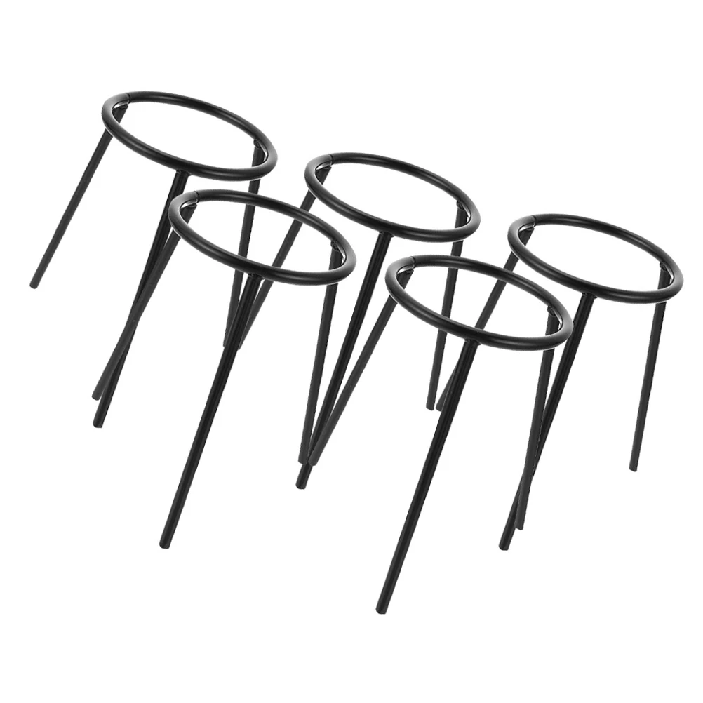 

5pcs Tripod Bracket Lab Holder Stand for Chemistry Experiment Equipment Laboratory Supplies Bunsen Burner Stable Iron Durability