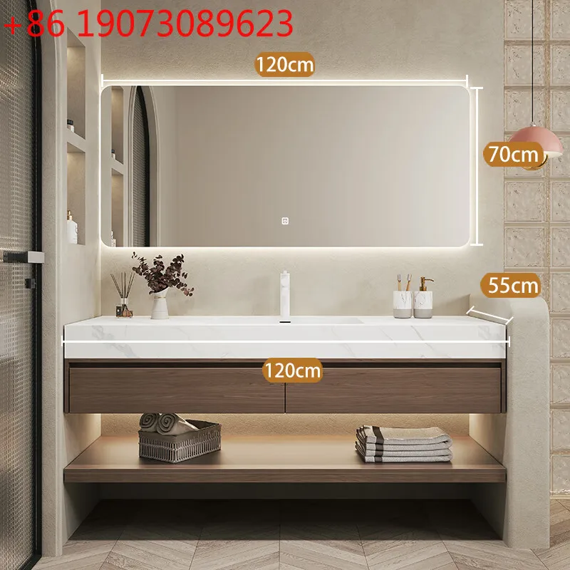 

High-end new bathroom cabinet combination hotel-style medieval bathroom face wash basin cabinet
