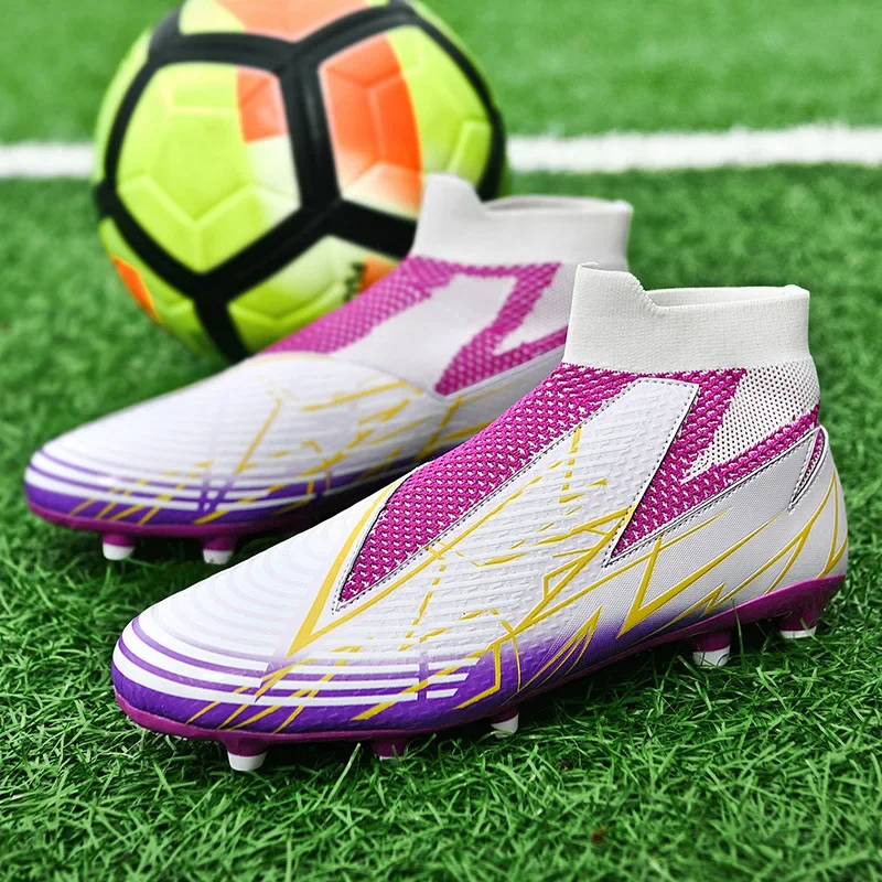 

2026 Football Boots For Men Women High Quality Soccer Cleat Teenager Anti-slip Outdoor Sports Sneakers