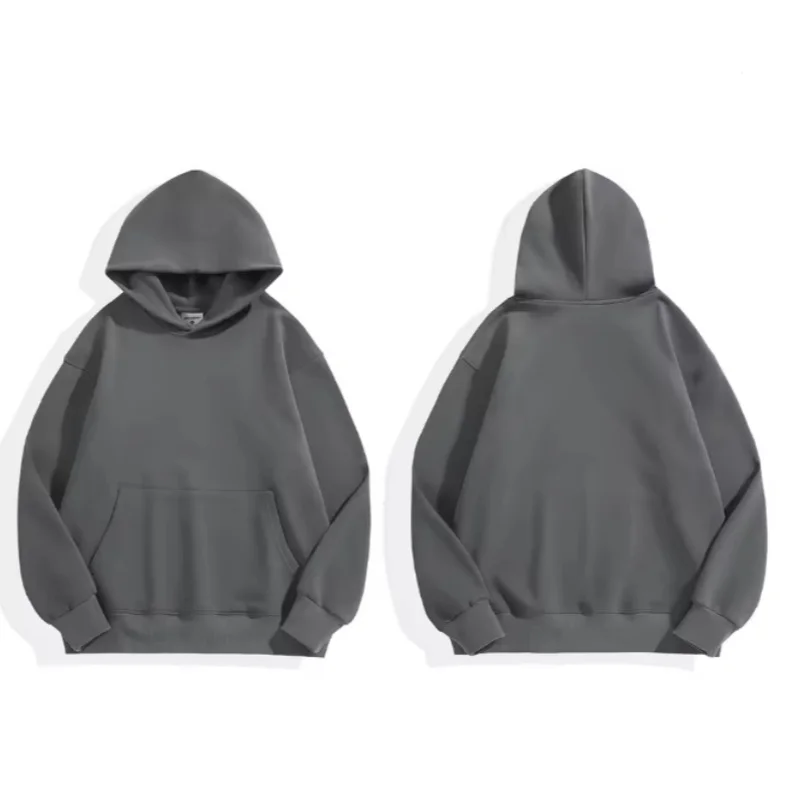 Men's Hoodies Women Pullover Spring Autumn Casual Hoodie Sweatshirts Solid Color Hoodies Oversize Black Sweatshirt For Male