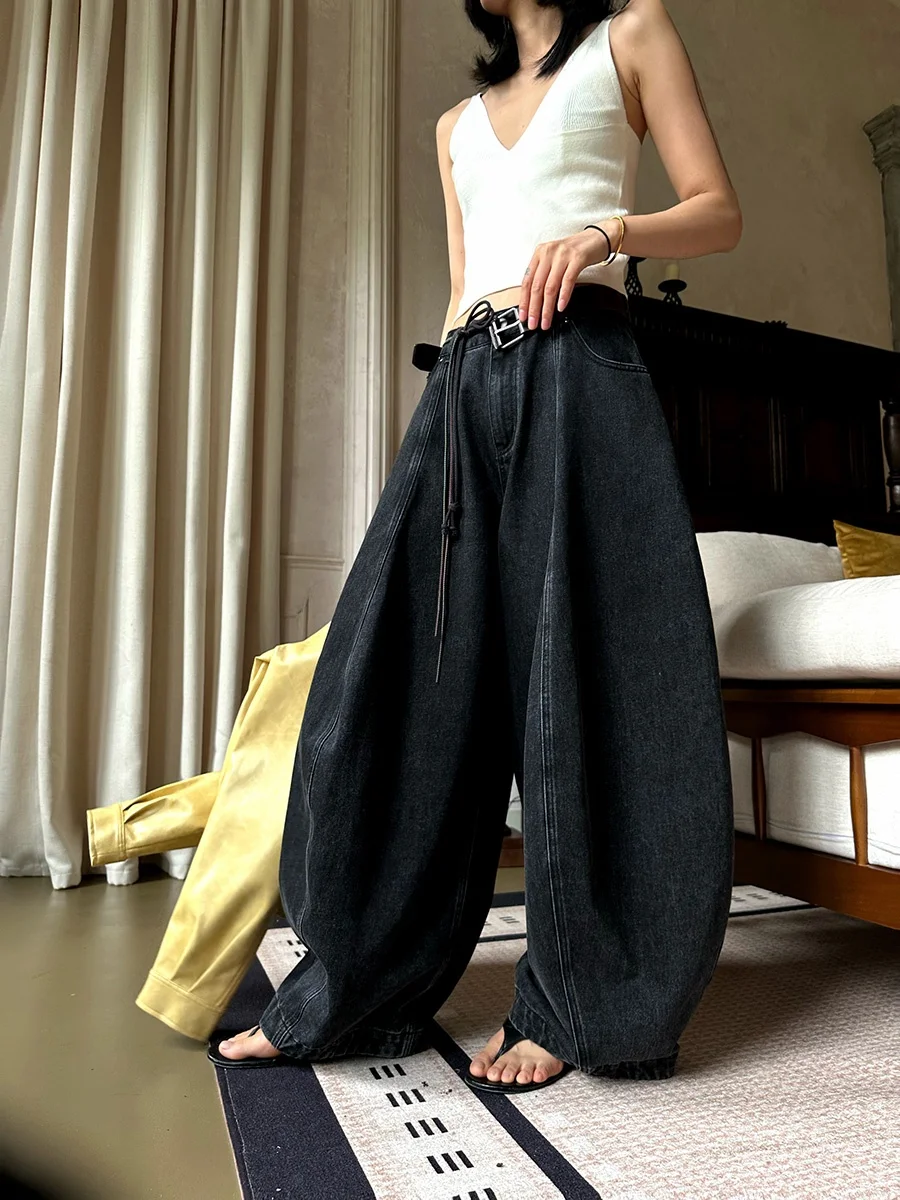 

Джинсы JCCC adow Night Original Bull свободного кроя, широкие брюки, повседневные женские джинсы для ежедневной носки