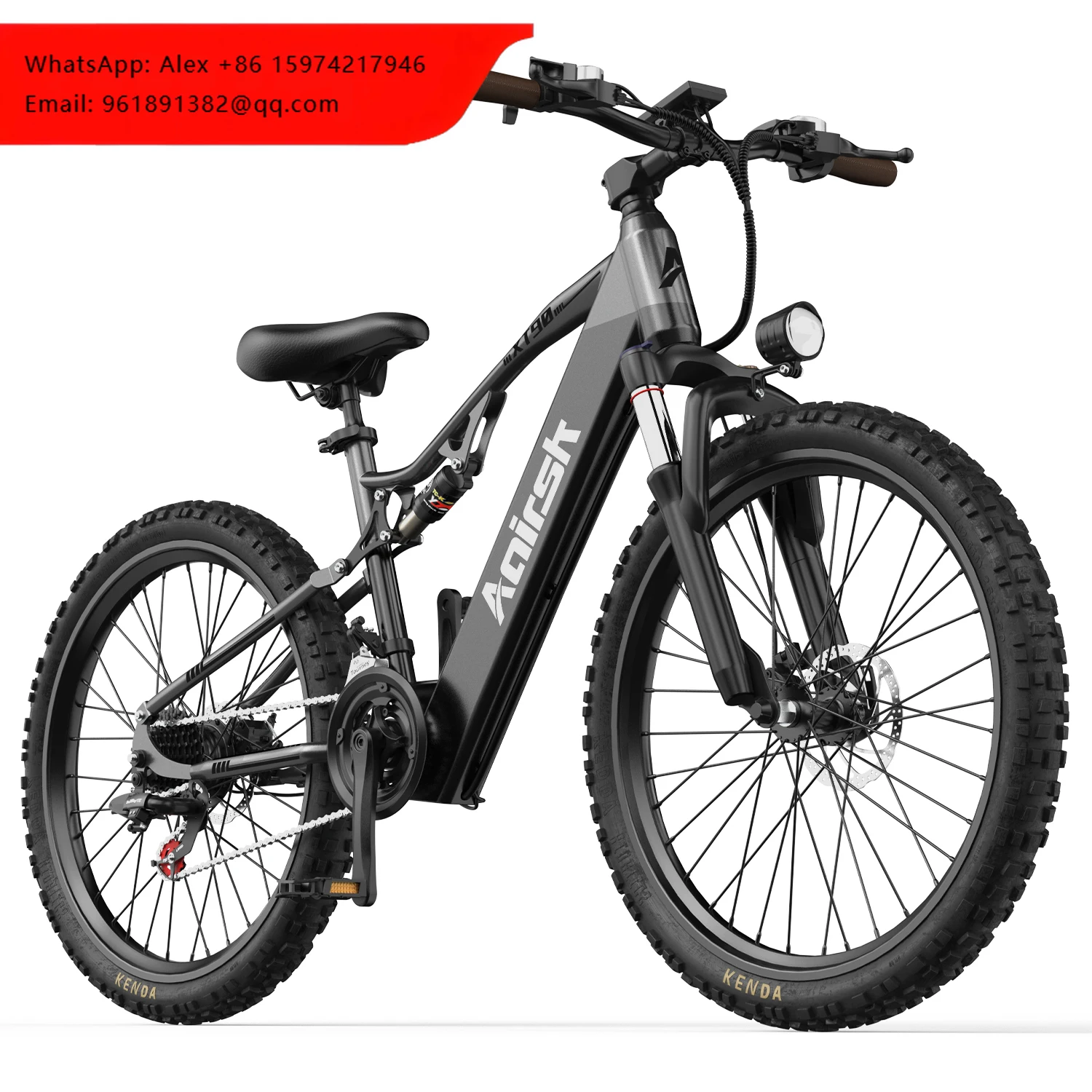 

High-Speed High Quality Adult Electric Mountain Bike Carbon Steel Frame With Rear Hub Motor Power Supplied By Lithium Battery