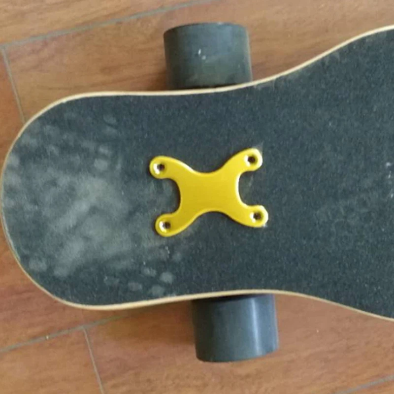 2 Stück Schutz dichtungen Longboard Hardware Deck Zubehör Pads Schraub pads runde Kante langlebige Teile Skateboard