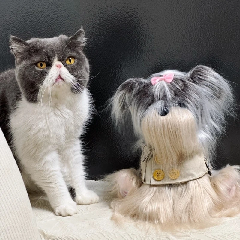 ตุ๊กตาสัตว์เลี้ยง ตุ๊กตาหมี CityDog ยอร์กเชียร์ ตุ๊กตาหมีฮีลลิ่ง ของขวัญสุดน่ารักสำหรับแฟนสาว ของสะสมชั้นเลิศ งานศิลปะ ความงามแบบออร์ฟาน