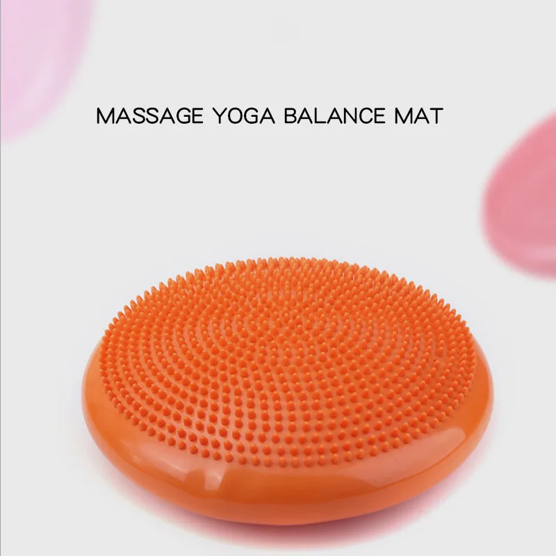 Yoga Balls Massage Pad Inflatable Stability Wobble Balance Disc Cushion Mat Fitness Exercise Training ball