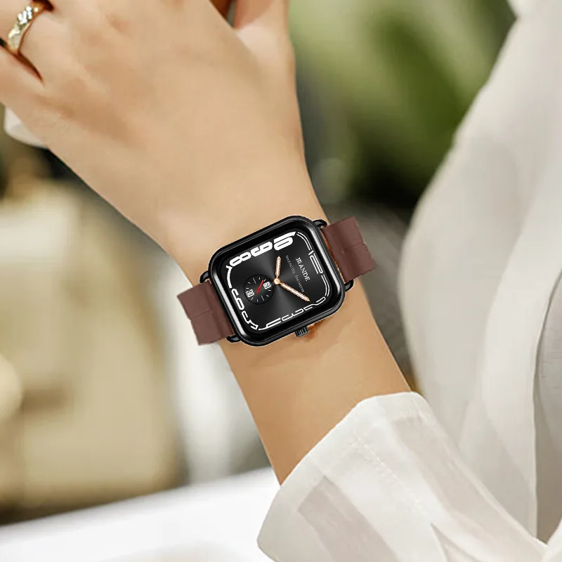 Elegant Women'S Watch, Stone-Painted Women'S Wristwatch, Fashionable And Classic Silicone, High-End Selection Of Watches.