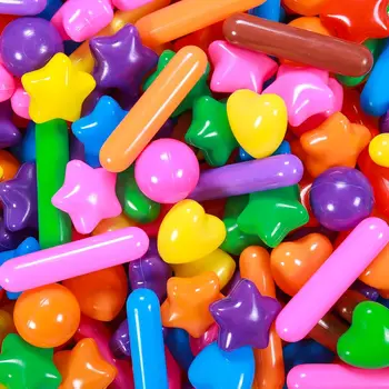 50 stks Kleurrijke Ballenbak Milieuvriendelijke Crush Proof Spelen Plastic Ocean Wave Ballen Toyball Baby Kids Verjaardag Zwembad Tent Party Decor