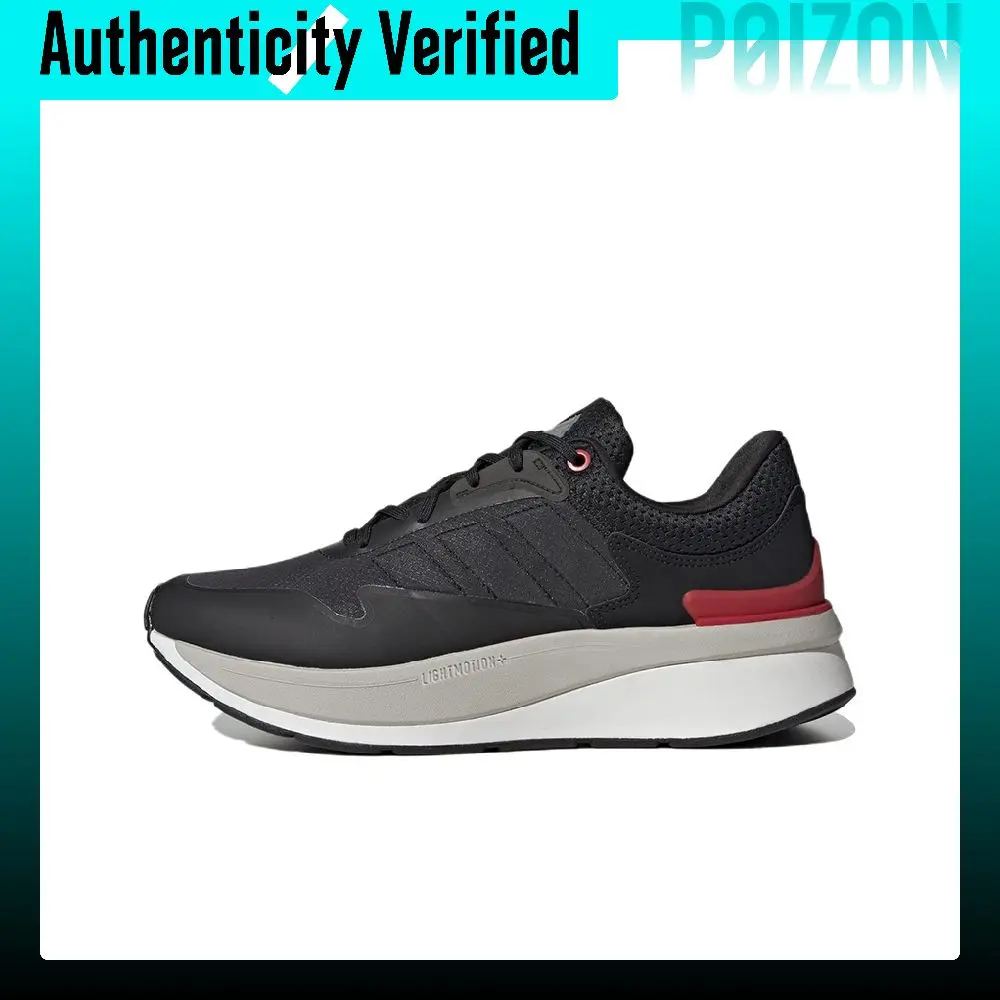 Adidas ZNCHILL Running Shoes Men's Low Top Black/Red HP9917