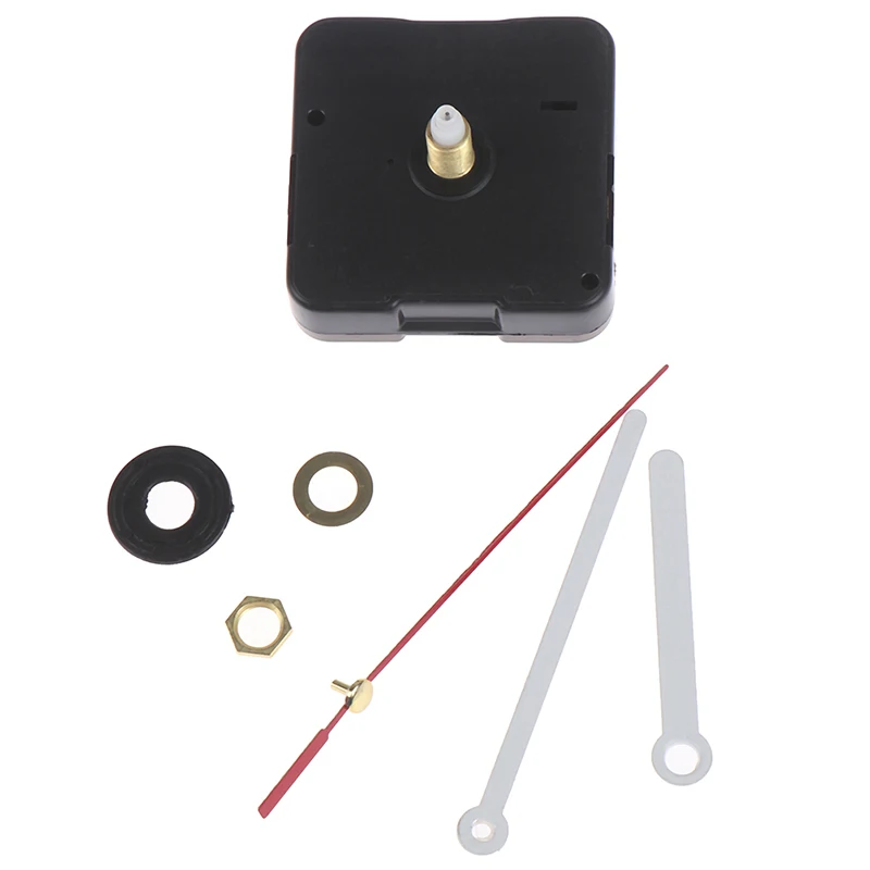 DIY Silent Classic sliver Quartz Watch Wall Clock Movement Mechanism Parts...