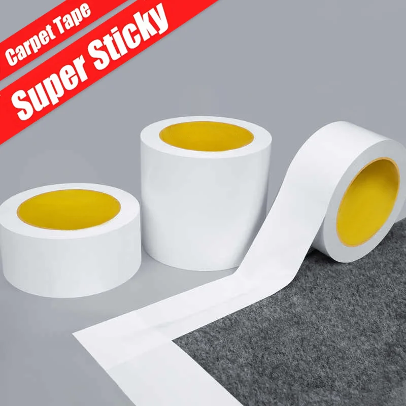 Cinta Adhesiva Resistente YITAPE, Impermeable, Blanca, para Alfombras y Telas, 48mm*5M, Ultra Adhesiva para Reparaciones de Metal, Madera y Plástico