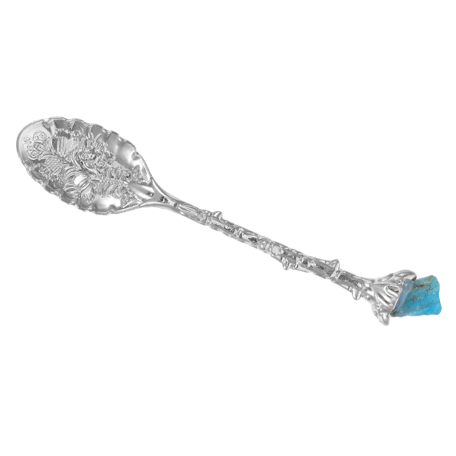 

Crystal Spoons Raw Carved Dessert Spoon Stirring Tools Kitchen Accessories Random Decorative Spoon Shape