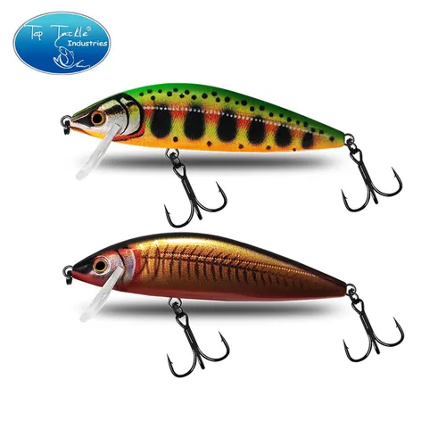 Señuelo de pesca de pececillo que se hunde, 28 colores, 7cm, 10g, señuelo Artificial para trucha, corriente, lago, Jerkbait, pesca en roca, cebos duros