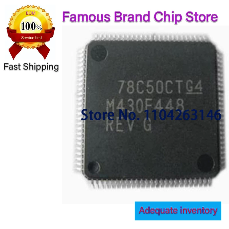 

10PCS/LOTE MSP430F448IPZR MSP430F448IPZ MSP430F448 M430F448 LQFP-100 1STM32F303CCT6TR STM32F303CCT6 STM32F303 LQFP-48