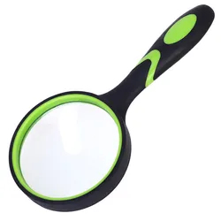 10X Magnifying Glass For Kids Seniors Handheld Reading Magnifier 50mm Magnifying Lens For Reading Science Nature Exploration