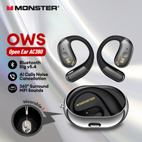 Monster Open Ear AC330 Bluetooth 5.4 Earphones ENS Noise Cancelling Bluetooth Headphone OWS Sports Wireless Headsets Multi Mic