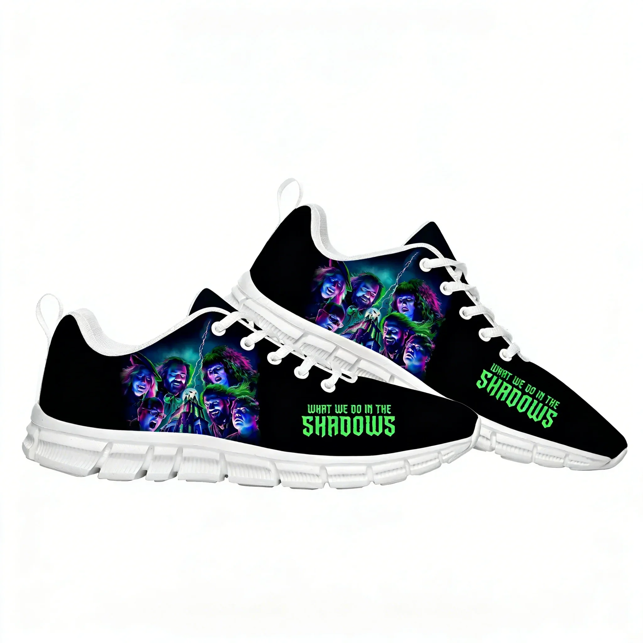 What We Do in The Shadows Sneakers Mens Womens Teenager Customized Sports Shoes High Quality Fashion Pattern Print Custom Shoes