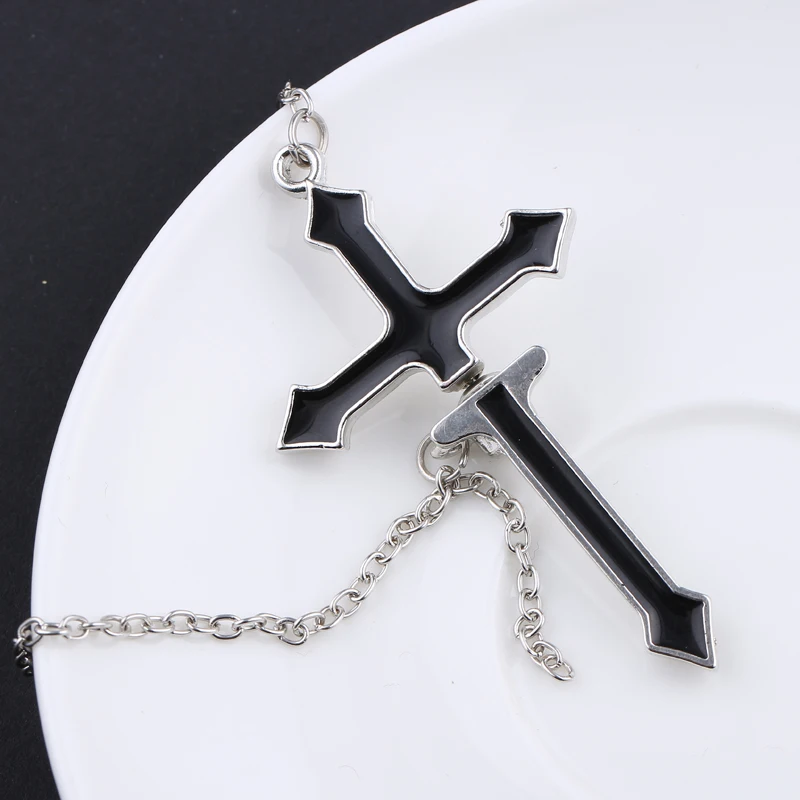 Fashion personality Piercing the Cross Earrings Trend Gothic Style Ear Studs Jewelry Accessories Gift for Women Men
